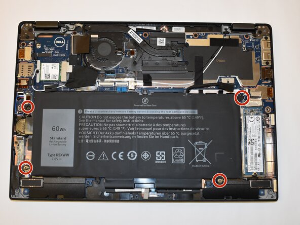 Dell Latitude 5289 2-in-1 Akku austauschen, Akku: Schritt 2, Bild 1 von 2