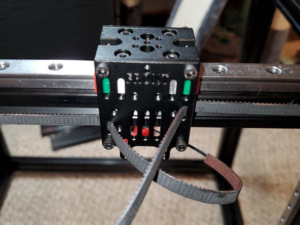 6. X Carriage and Belts, Belt Routing: crwdns2935265:012crwdnd2935265:03crwdnd2935265:03crwdne2935265:0