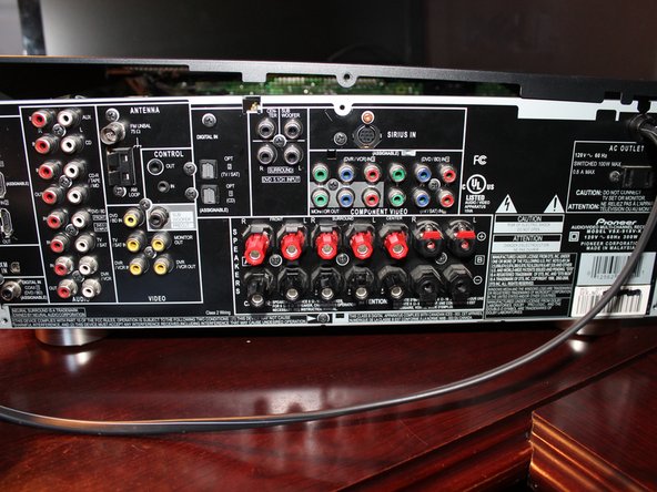Volume Control Potentiometer Cleaning, Remove the back screws: crwdns2935265:04crwdnd2935265:03crwdnd2935265:03crwdne2935265:0