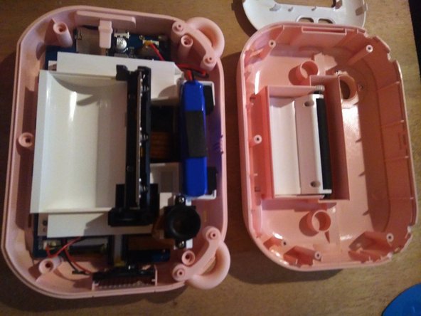 Fix the MyFirst Camera Insta 2 charge issue, Unscrew front panel: crwdns2935265:03crwdnd2935265:02crwdnd2935265:02crwdne2935265:0