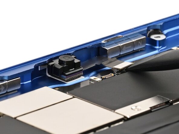 iPad 10 Front Camera Replacement, Disconnect the front camera: step 25, image 2 of 2