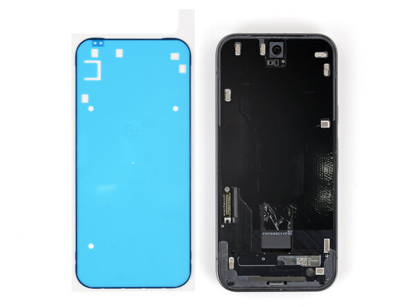 Google Pixel 9a Screen Replacement, Find the adhesive orientation: crwdns2935265:022crwdnd2935265:02crwdnd2935265:02crwdne2935265:0