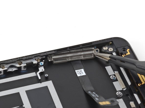 Microsoft Surface Pro X Volume Button Cable Replacement, Detach the volume button bracket: passo 111, immagine 2 di 2
