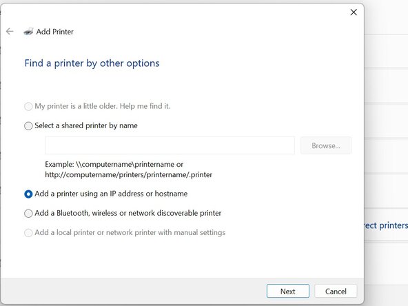(Windows) Installing a HP LaserJet Printer using the HP UPD, WPP WARNING: crwdns2935265:01crwdnd2935265:01crwdnd2935265:03crwdne2935265:0