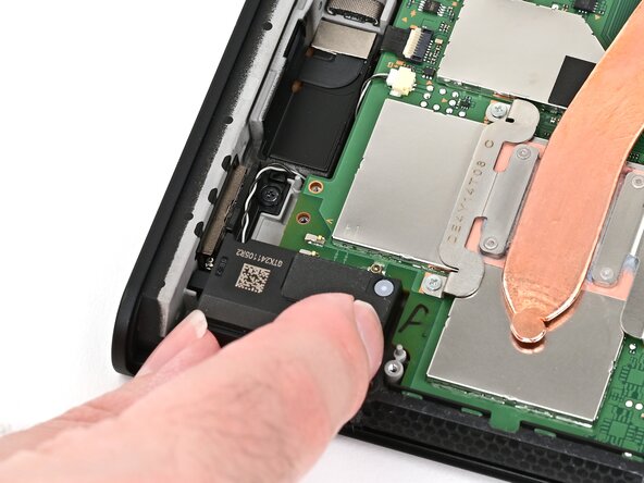 Nintendo Switch 2 Speakers Replacement, Install the right speaker: crwdns2935265:044crwdnd2935265:02crwdnd2935265:02crwdne2935265:0