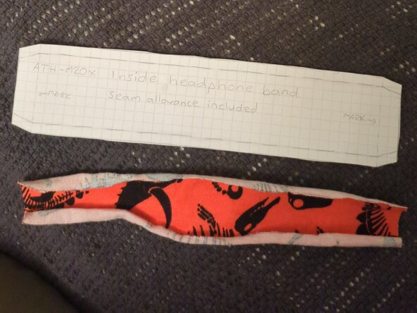 Custom M20x/M40x/M50x headband: step 3, image 2 of 2