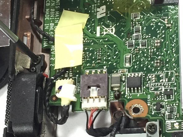 Toshiba Thrive 4G Speaker Replacement, Detach Cord: crwdns2935265:09crwdnd2935265:02crwdnd2935265:02crwdne2935265:0