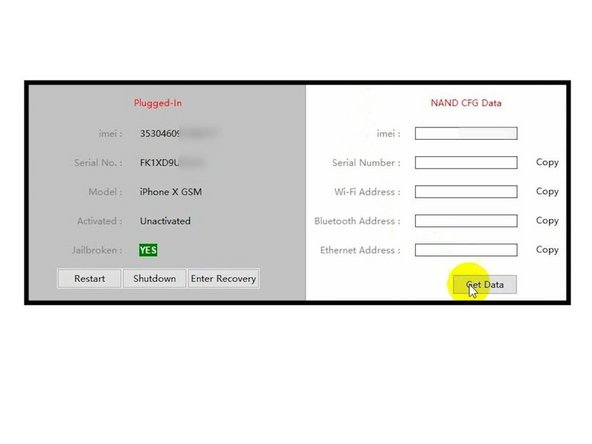 Unlock NAND Data for NAND Repair - Fix iPhone X Stuck in Recovery Mode