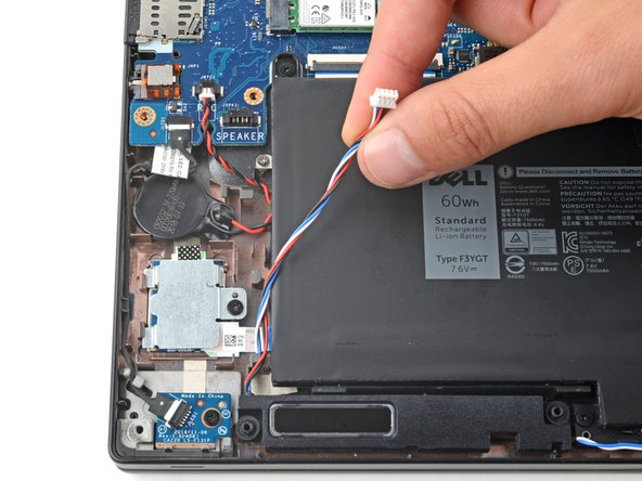 Dell Latitude 7490 Speakers Replacement, Reposition the speaker wire: Schritt 10, Bild 2 von 3