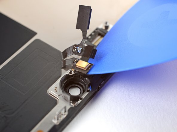 iPhone 13 Pro Screen Replacement, Disconnect the microphone: step 31, image 3 of 3