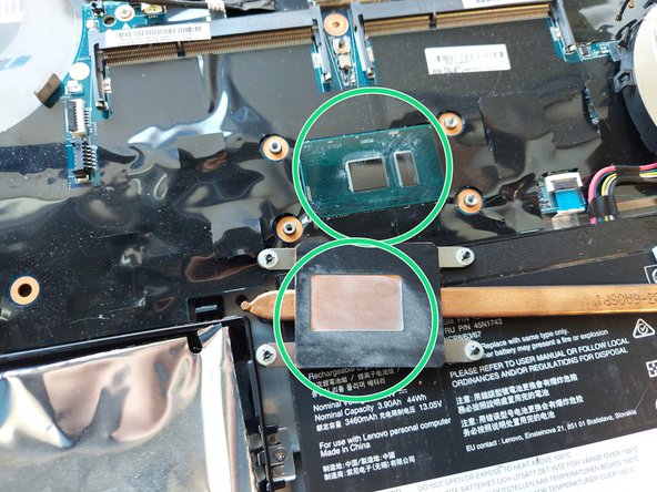 Lenovo ThinkPad T560 Thermal Paste Replacement, Changing the thermal paste: crwdns2935265:03crwdnd2935265:02crwdnd2935265:02crwdne2935265:0