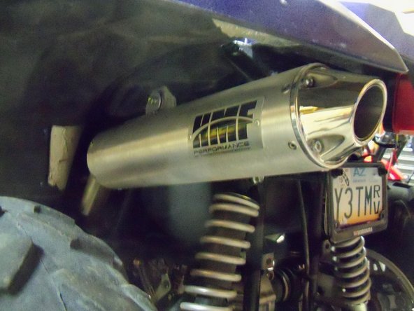 2017 Yamaha Kodiak SE EPS Muffler Replacement, New pipe.: crwdns2935265:03crwdnd2935265:03crwdnd2935265:03crwdne2935265:0