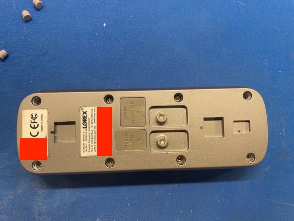 Intermittant Lorex wired doorbell 2K 4K camera repair, Remove plugs and screws: crwdns2935265:02crwdnd2935265:02crwdnd2935265:02crwdne2935265:0