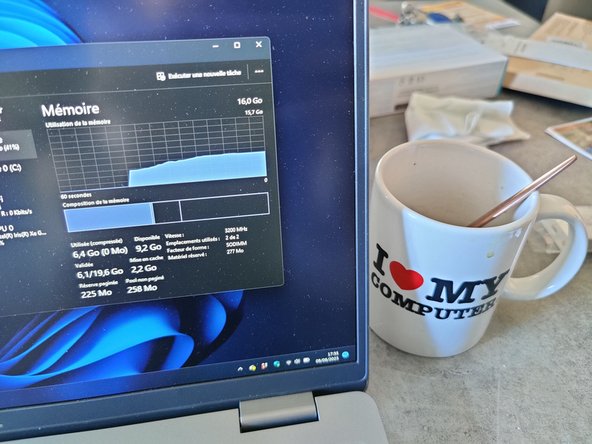 RAM Replacement on Dell Latitude 5520 and 5530, Tests and validation: crwdns2935265:06crwdnd2935265:03crwdnd2935265:03crwdne2935265:0