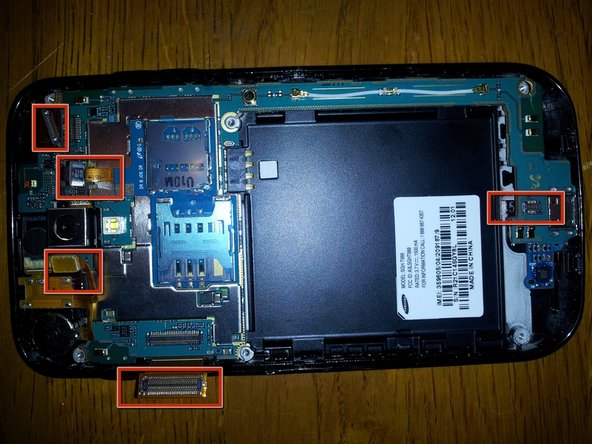 Disassembling Samsung Galaxy s 2 (T-mobile)(T989) Phone: step 4, image 1 of 2