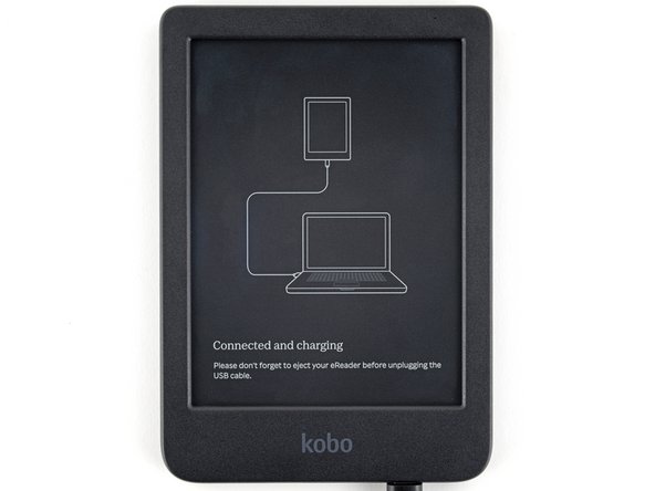 How to Calibrate a Kobo eReader Display, Connect your device to a computer: crwdns2935265:04crwdnd2935265:03crwdnd2935265:03crwdne2935265:0