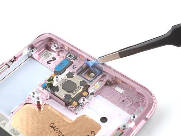 Samsung Galaxy S20+ Screen and Battery Assembly Replacement, Front camera reassembly instructions: crwdns2935265:045crwdnd2935265:02crwdnd2935265:03crwdne2935265:0