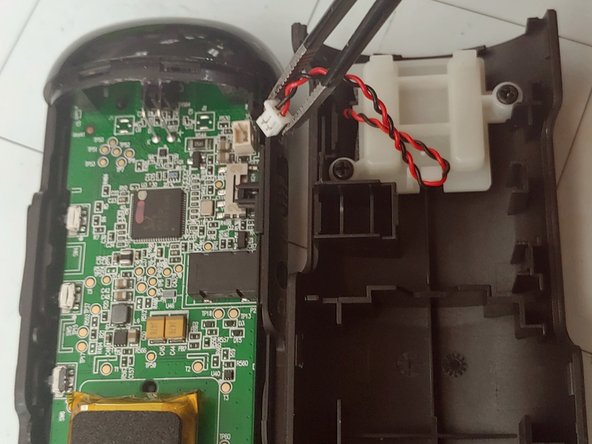 Roku RC-MC1 remote Teardown, Battery and microphone connector removal.: step 3, image 2 of 2