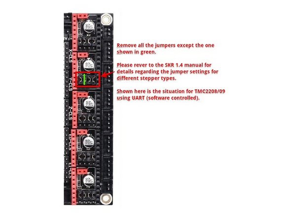 Anycubic Predator BTT SKR 1.4 Motherboard Replacement, Install steppers onto SKR: crwdns2935265:04crwdnd2935265:02crwdnd2935265:02crwdne2935265:0