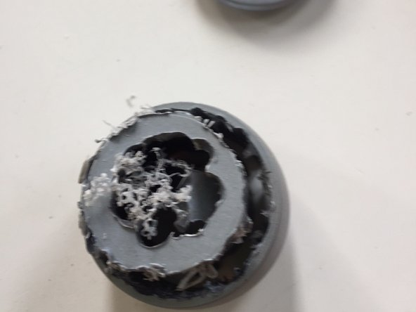 Remove and replace cycle select knob, removing knob by destruction: step 3, image 1 of 1