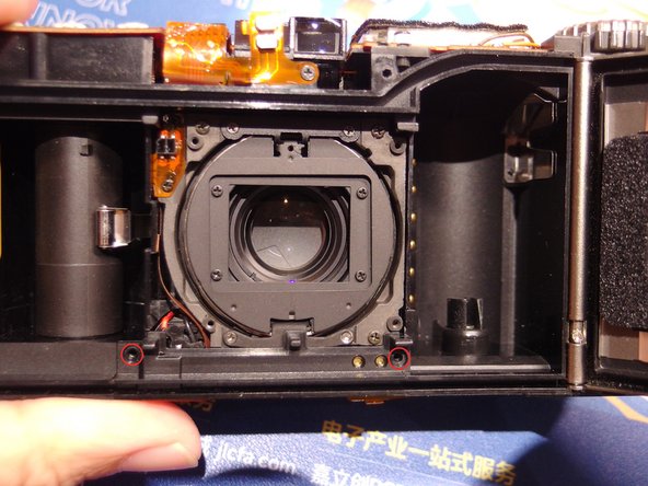 Leica Minilux E02 fix, Lens Flex Cable FPC replacement, Remove film guide: adım 6, 3 resimden 2.