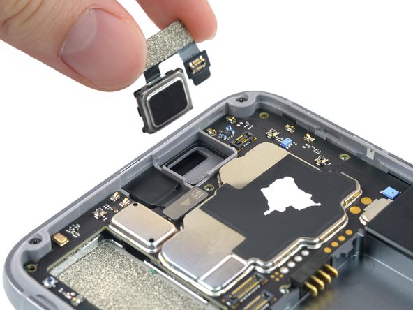 Fairphone 4 Earpiece Speaker Replacement, Remove the earpiece speaker: crwdns2935265:014crwdnd2935265:02crwdnd2935265:02crwdne2935265:0