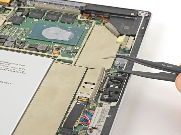 Microsoft Surface Pro 4 Motherboard Replacement, Remove the EMI shield: crwdns2935265:039crwdnd2935265:02crwdnd2935265:03crwdne2935265:0