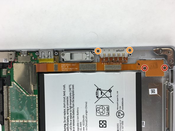 Microsoft Surface 2  I/O Cable Replacement
