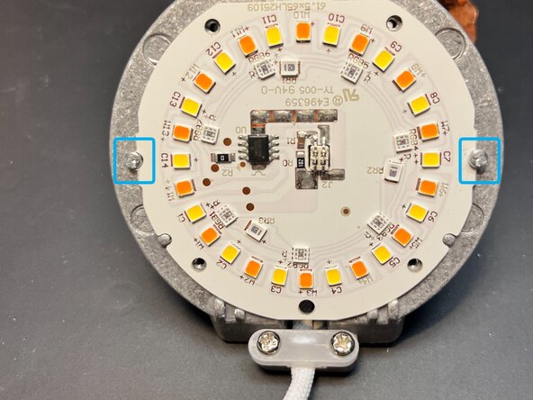 Oasis Ambient Teardown, Unscrew the LED Board from the Base: step 7, image 1 of 1