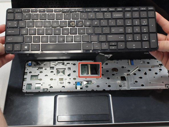 HP Pavilion 17-e146us Keyboard Replacement: step 10, image 3 of 3