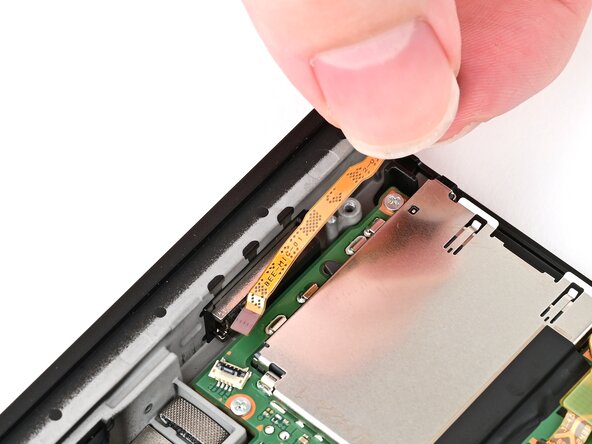 Nintendo Switch 2 Microphone Replacement, Remove the microphone: crwdns2935265:036crwdnd2935265:03crwdnd2935265:03crwdne2935265:0