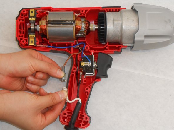 Milwaukee Impact Wrench 9070-20 Power Cord Replacement: step 4, image 2 of 2