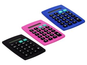 Jot® Plastic 8-Digit Pocket Calculator