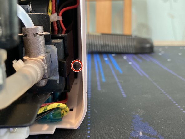 Lavazza A Modo Mio Minù PCB & Power Switch Removal, Remove Main Housing - Screw Close-Ups 1: step 9, image 3 of 3