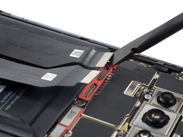 OnePlus 7T Screen Replacement, Disconnect the flex cables: crwdns2935265:012crwdnd2935265:03crwdnd2935265:03crwdne2935265:0