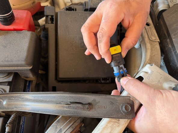 2019 GMC Acadia Headlight Replacement: step 6, image 1 of 2