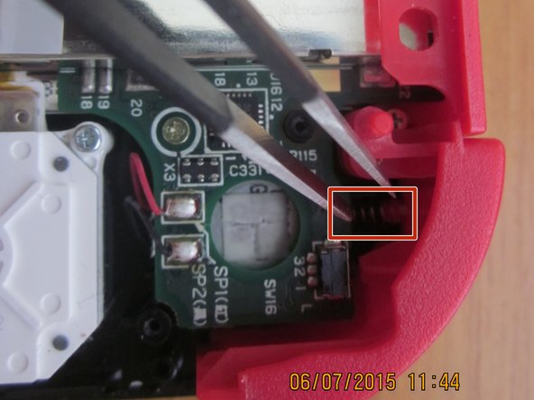 Nintendo 2DS Screen Replacement, Remove frame and unhook things: step 4, image 3 of 3