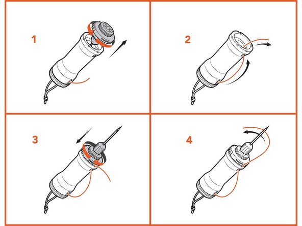 Expedition Sewing Awl, Threading the awl: crwdns2935265:09crwdnd2935265:01crwdnd2935265:03crwdne2935265:0