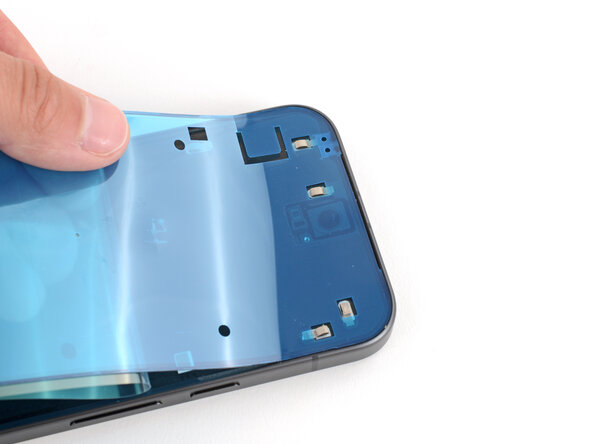 Google Pixel 9a Screen Replacement, Apply the adhesive: crwdns2935265:024crwdnd2935265:02crwdnd2935265:03crwdne2935265:0