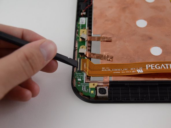 Toshiba Excite 10 AT300 Rear-Facing Camera Replacement, Remove Ribbon Cable: crwdns2935265:07crwdnd2935265:02crwdnd2935265:03crwdne2935265:0