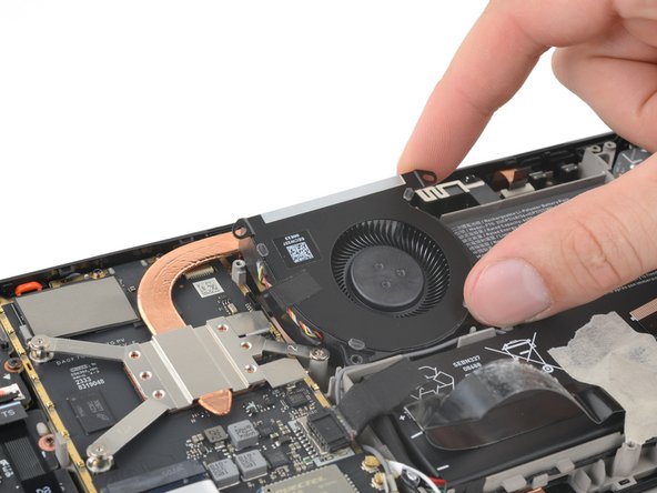 Steam Deck OLED Fan Replacement, Remove the fan: crwdns2935265:017crwdnd2935265:02crwdnd2935265:03crwdne2935265:0