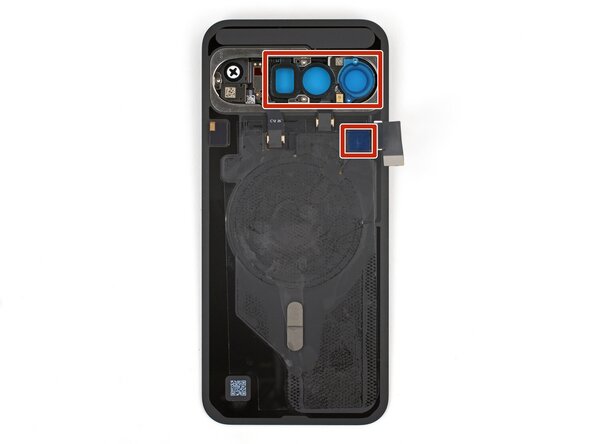 Google Pixel 10 Pro XL USB‑C Board Replacement, Remove any liners from the back glass: 46 단계, 이미지 2개 중 1개