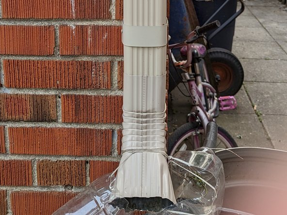 How to Replace a Damaged Gutter Segment: step 7, image 3 of 3