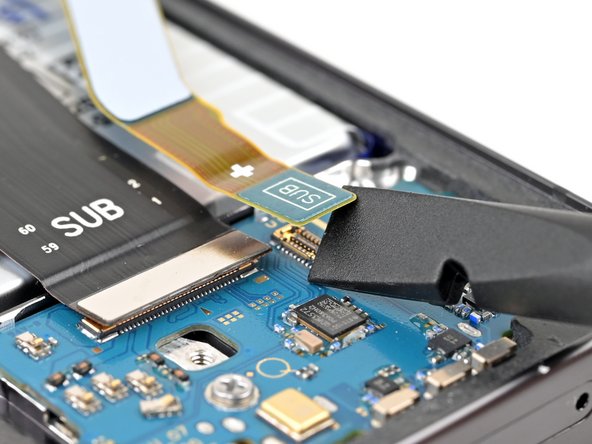 Samsung Galaxy S24 USB-C Port and Daughterboard Replacement, Remove the interconnect cables: crwdns2935265:021crwdnd2935265:02crwdnd2935265:02crwdne2935265:0