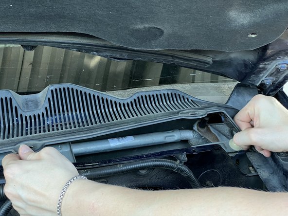 2010-2014 Ford Mustang Windshield Wiper Motor Replacement: step 8, image 1 of 3
