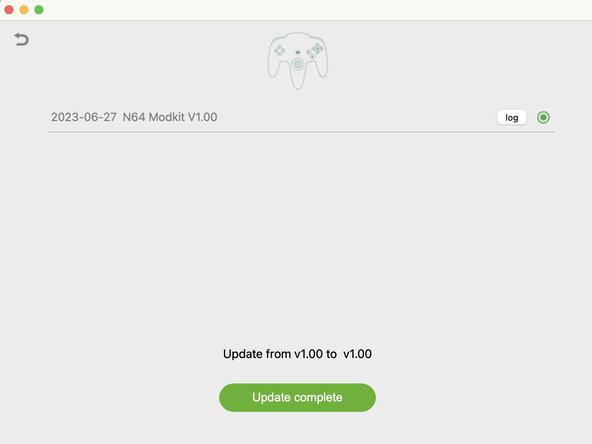 Installation du Mod Kit 8BitDo pour manette N64, Optionnel - Mettre à jour la manette.: étape 19, image 1 de 1