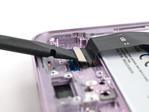 Samsung Galaxy S23 Plus Screen and Battery Assembly Replacement, Remove the display cable: crwdns2935265:040crwdnd2935265:02crwdnd2935265:03crwdne2935265:0
