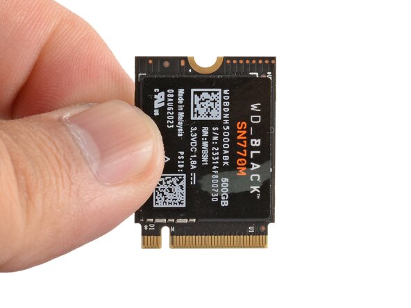 Framework Laptop 12 SSD Clip Replacement, Remove the SSD: 8 단계, 이미지 3개 중 3개