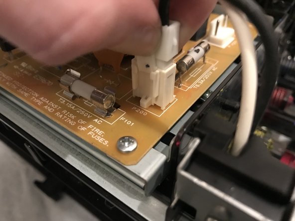 Dell 1350cnw Power Supply Board Replacement, Unplug electrical connectors: stap 0, afbeelding 2 van 2