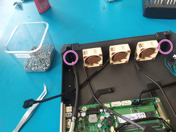 6- Montage PC Infinity, Installation manche à air Kontron: étape 23, image 3 de 3